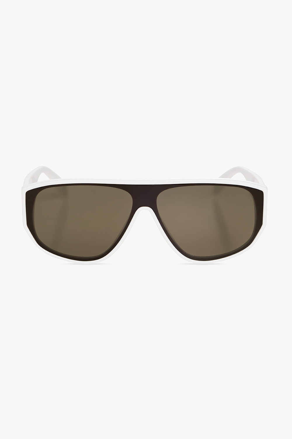 サングラス alexander mcqueen SUN GLASS (781194J0749 1045) White Sunglasses with logo Alexander McQueen